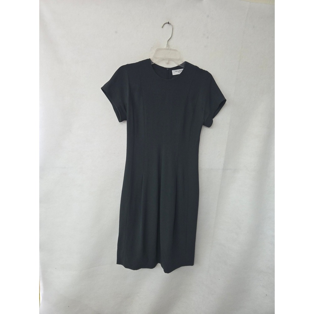 MM.LaFleur Sheath Dress Womens Size 2 Green Short‎ Sleeve Pockets Professional